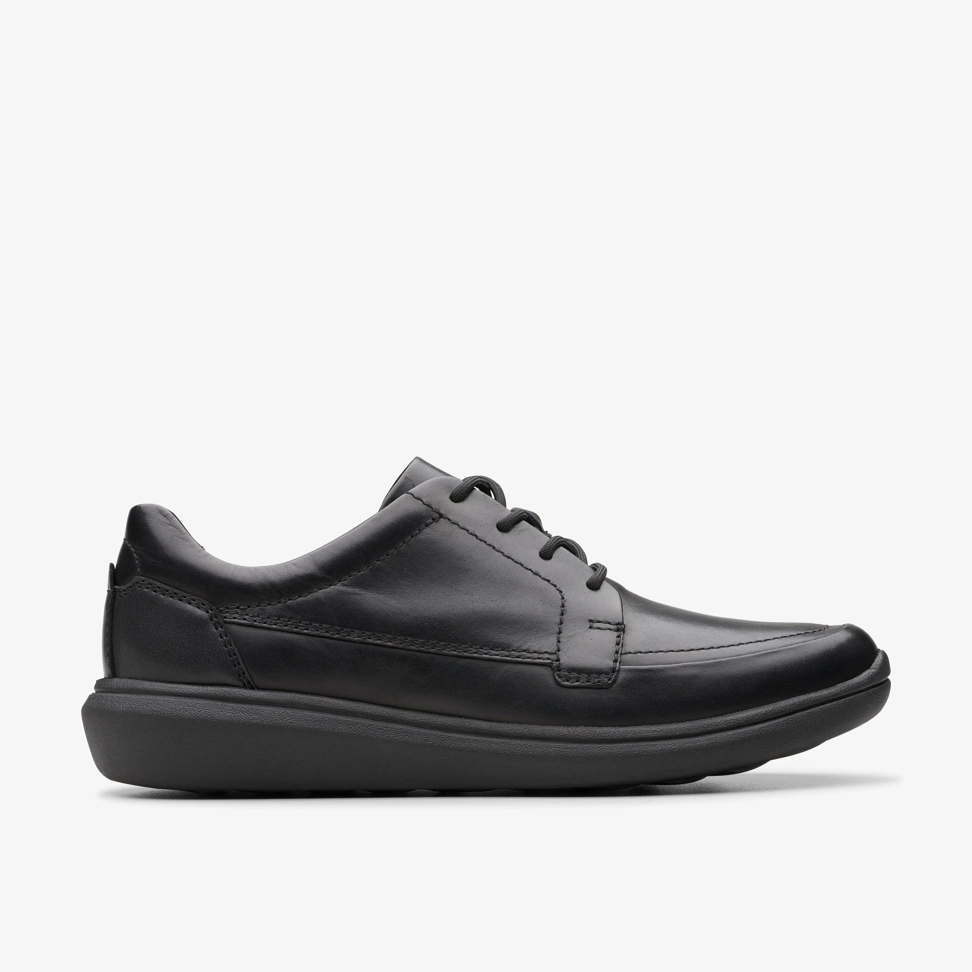 Sneakers De La Marca Clarks  Para Hombre Modelo Watchet Lace Black Leather En Color Negro