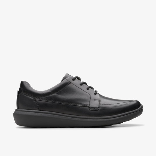 Sneakers De La Marca Clarks  Para Hombre Modelo Watchet Lace Black Leather En Color Negro