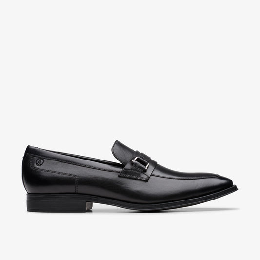 Zapatos De Vestir De La Marca Clarks  Para Hombre Modelo Paulton Lo Black Leather En Color Negro