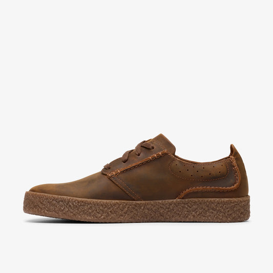 Zapatos Casual De La Marca Clarks Para Hombre Modelo Streethilllace Beeswax Leather En Color Marrón