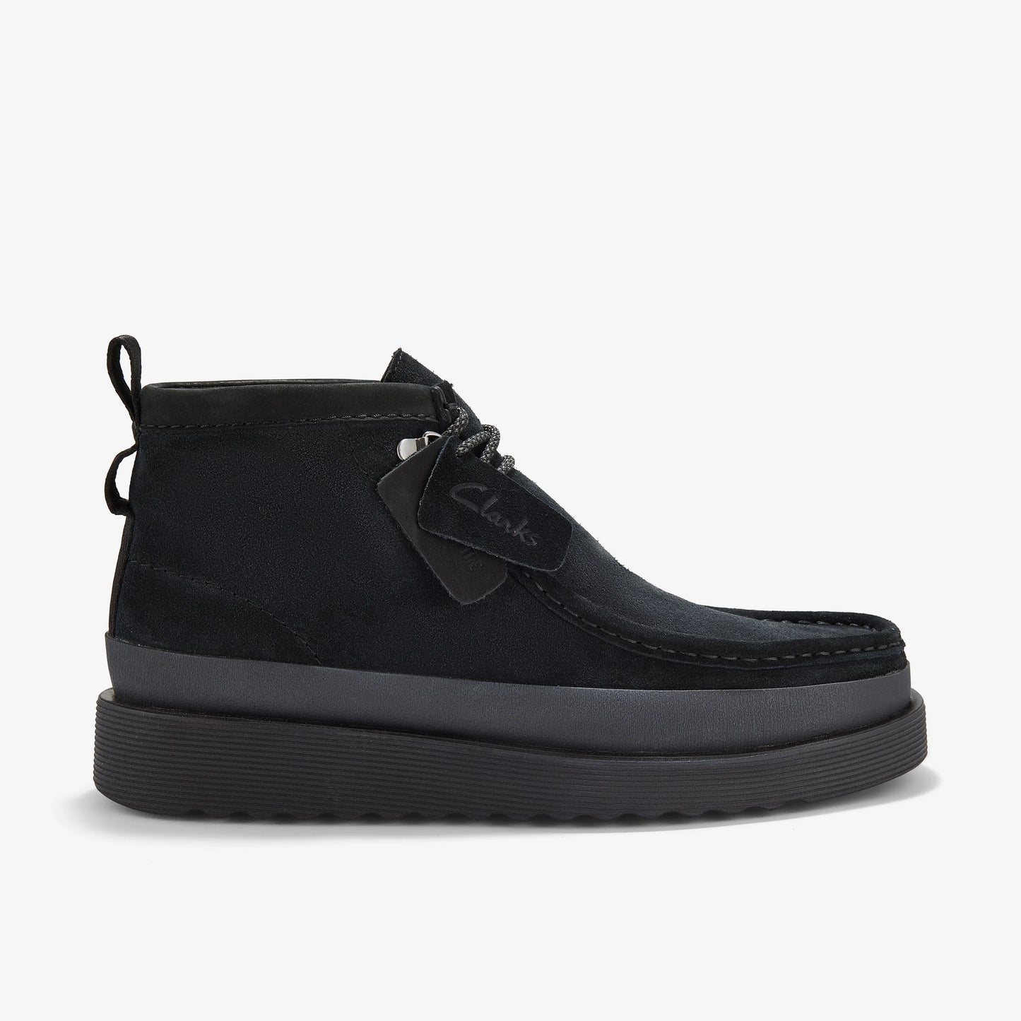 Botas De La Marca Clarks  Para Hombre Modelo Wallabeeftr2Hi Black Sde En Color Negro