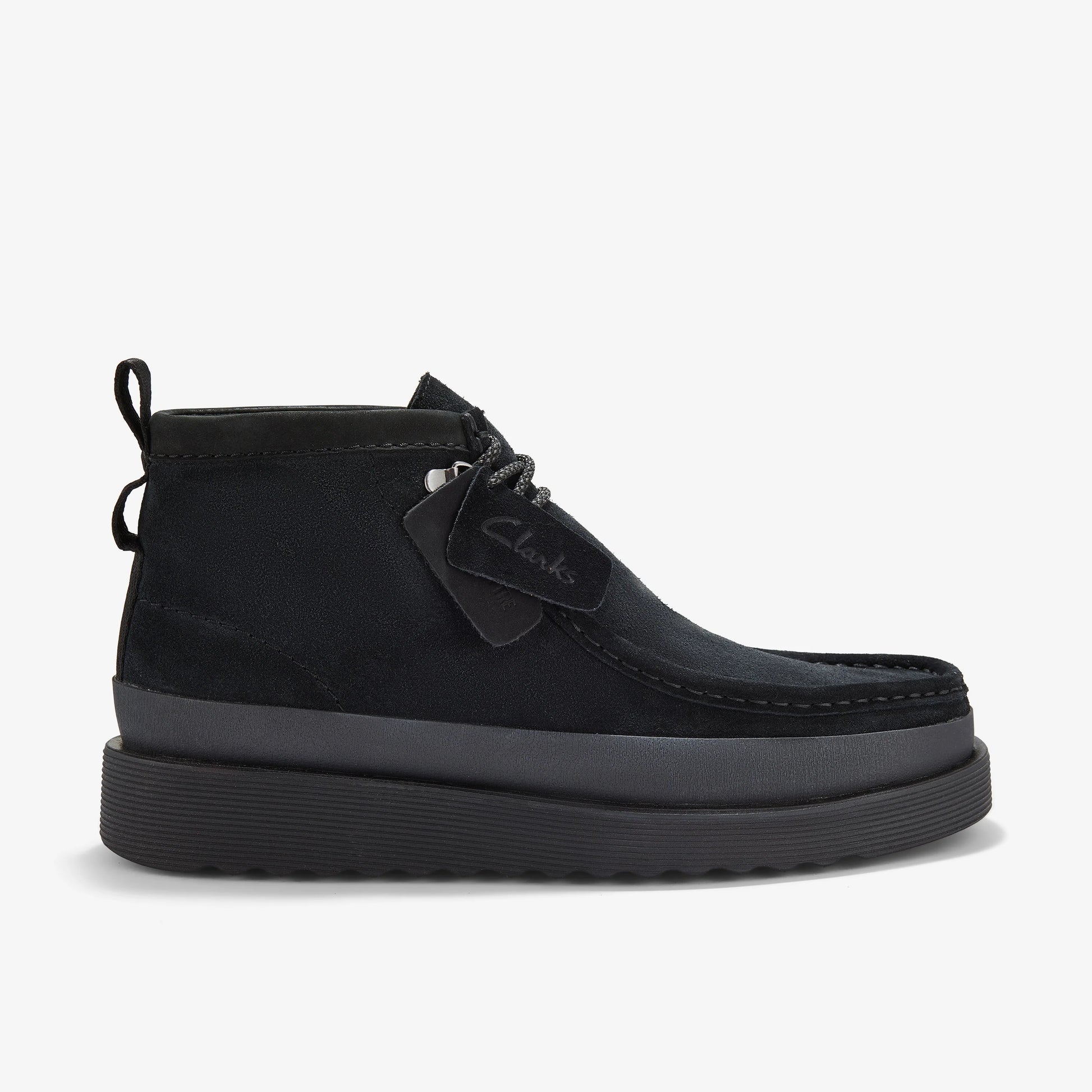 Botas De La Marca Clarks  Para Hombre Modelo Wallabeeftr2Hi Black Sde En Color Negro