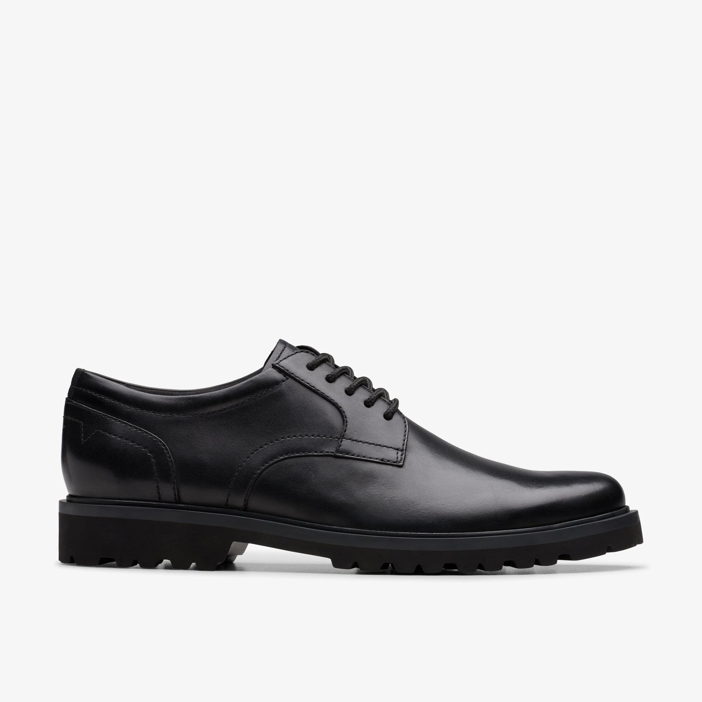 Zapatos De Vestir De La Marca Clarks  Para Hombre Modelo Berwick Lace Black Leather En Color Negro