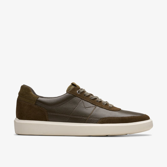 Zapatos Casual De La Marca Clarks  Para Hombre Modelo Brodin Lo Olive Leather En Color Verde