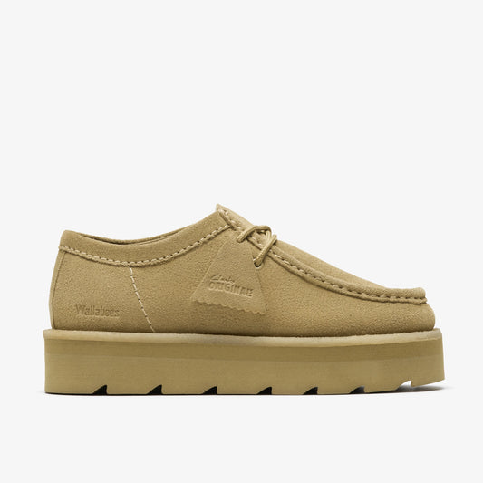 Sandalias De La Marca Clarks  Para Mujer Modelo Meare Walla. Maple Suede En Color Beige