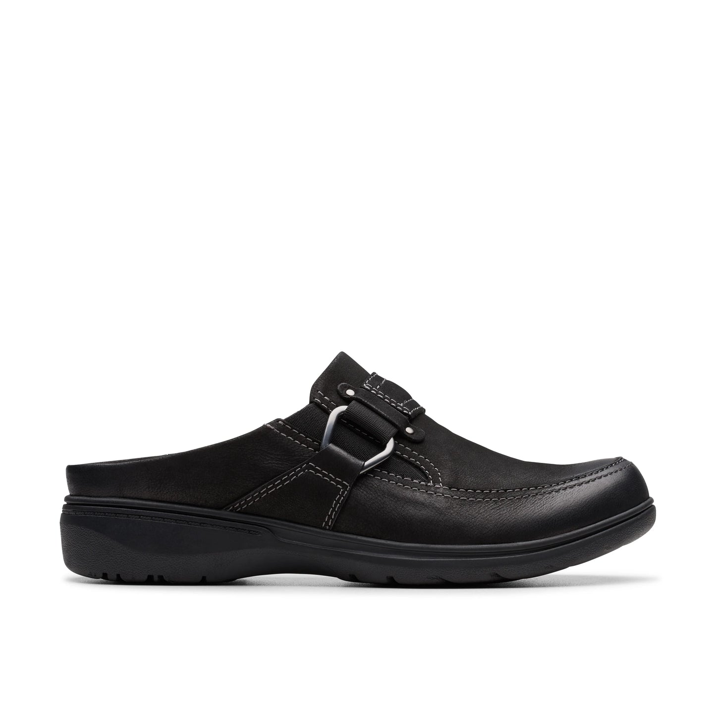 Zapatos Casual De La Marca Clarks  Para Mujer Modelo Carleigh Viola Black Nubuck En Color Negro