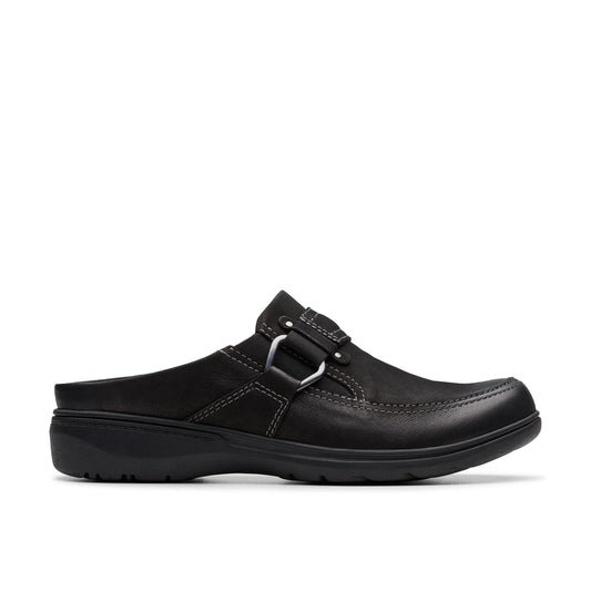 Zapatos Casual De La Marca Clarks  Para Mujer Modelo Carleigh Viola Black Nubuck En Color Negro