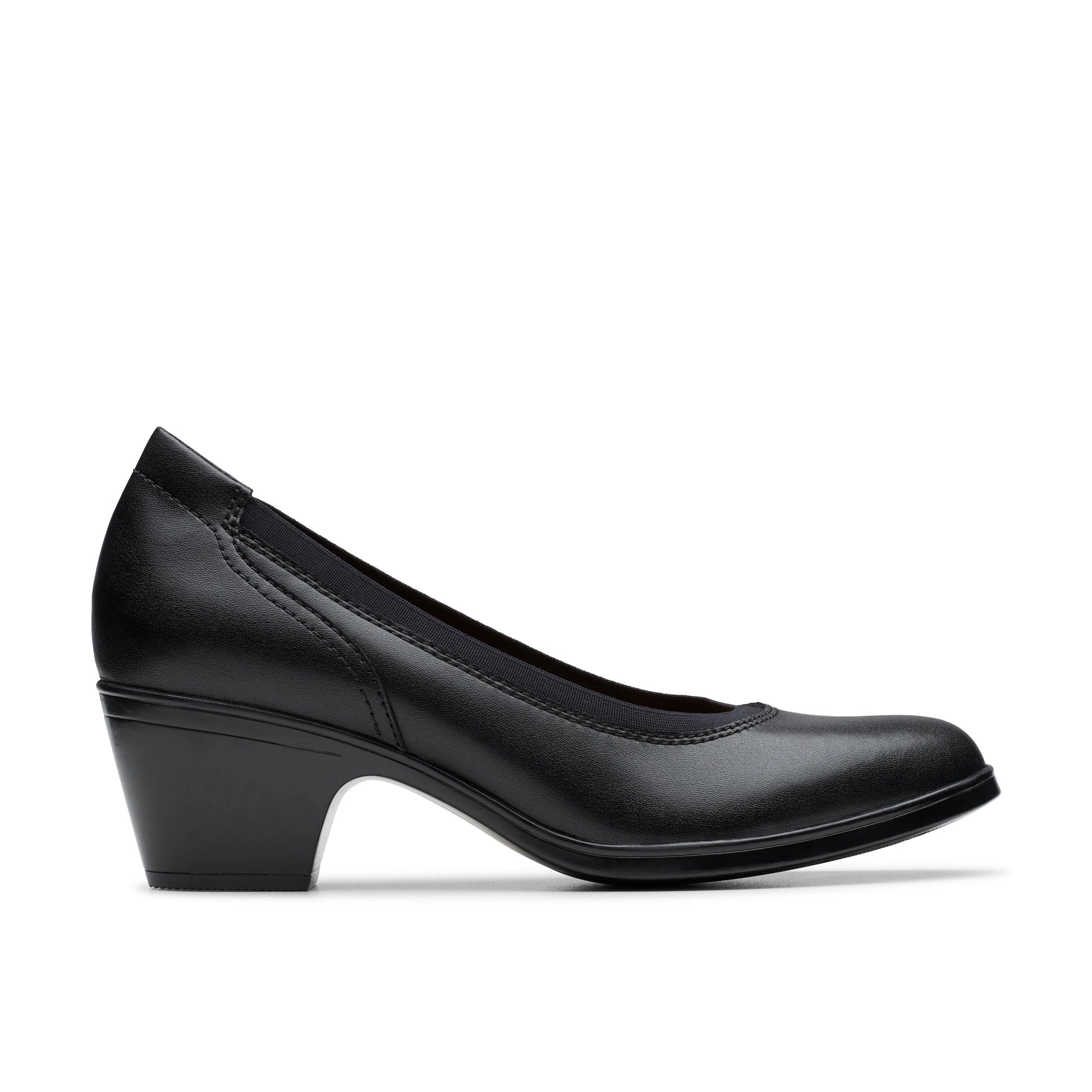 Zapatos Casual De La Marca Clarks  Para Mujer Modelo Emily2 Edyth Black Leather En Color Negro