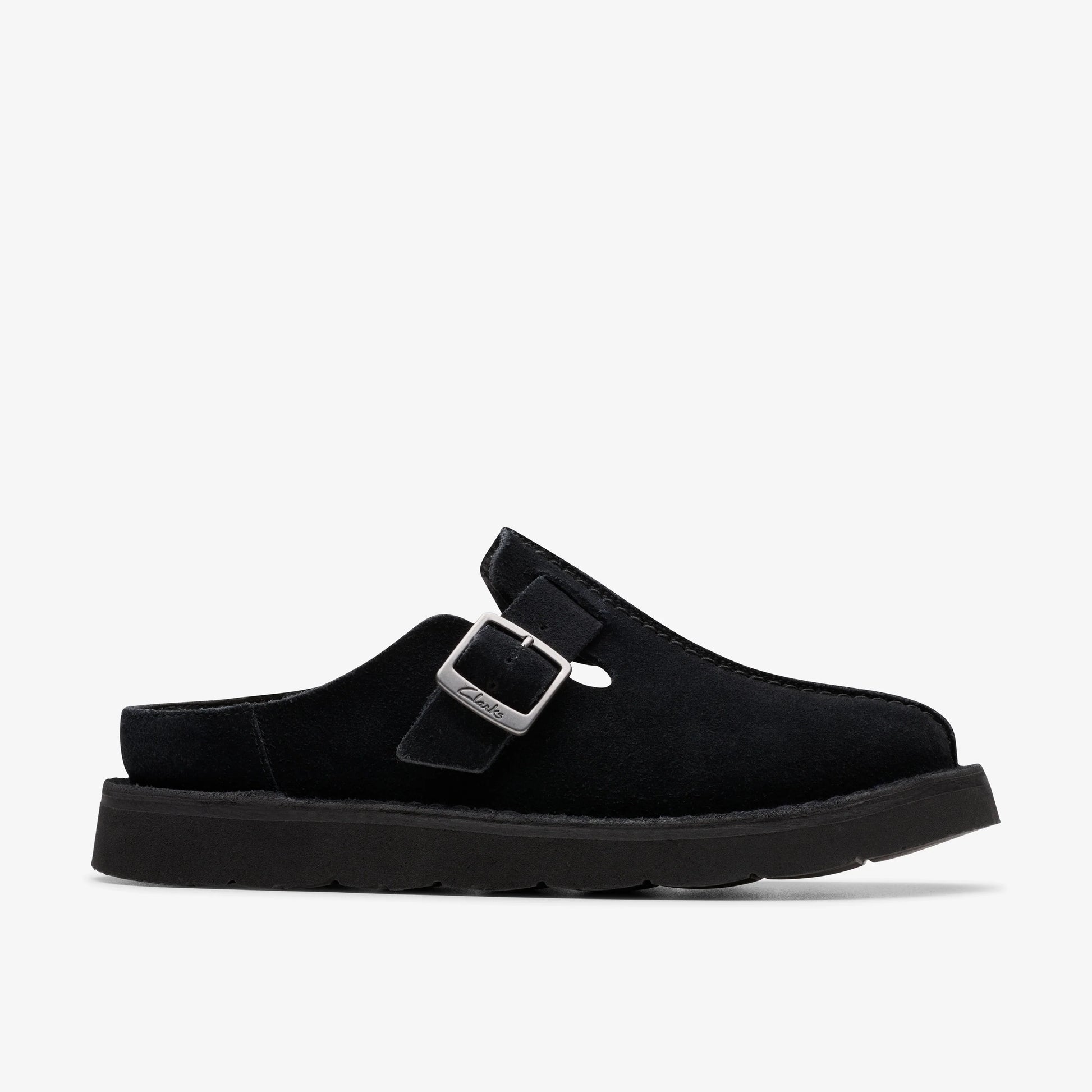 Sandalias De La Marca Clarks  Para Mujer Modelo Solsbury Mule. Black Sde En Color Negro