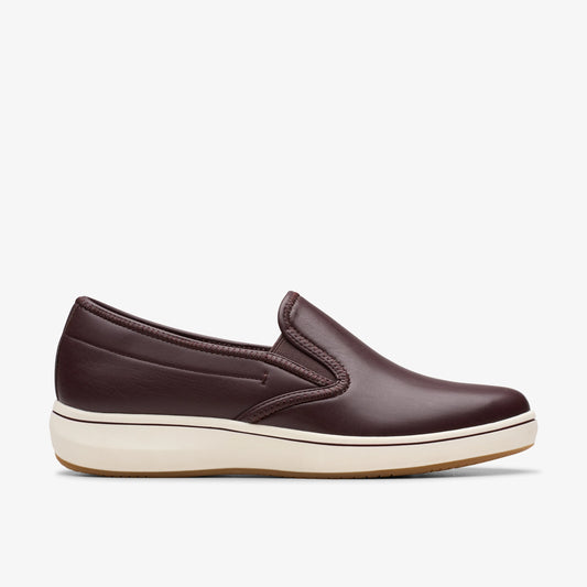 Zapatos Casual De La Marca Clarks  Para Mujer Modelo Brinkleyskyzoe Merlot En Color Rojo