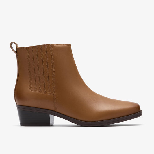 Botas De La Marca Clarks  Para Mujer Modelo Danyelle Skip Tan Leather En Color Marrón