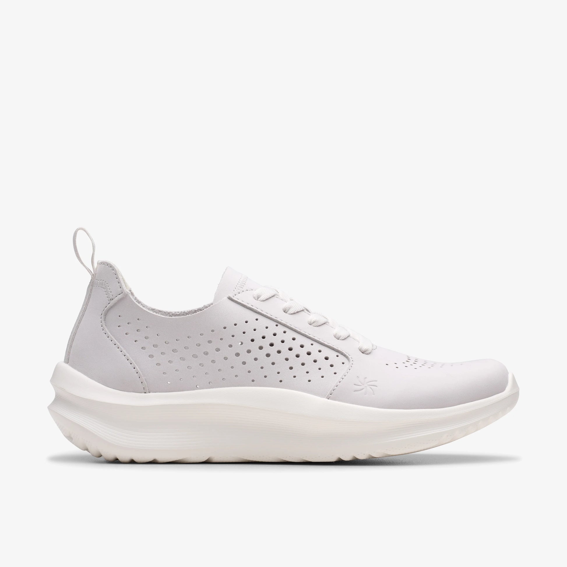 Sneakers De La Marca Clarks  Para Mujer Modelo Solevana Style Off White En Color Blanco