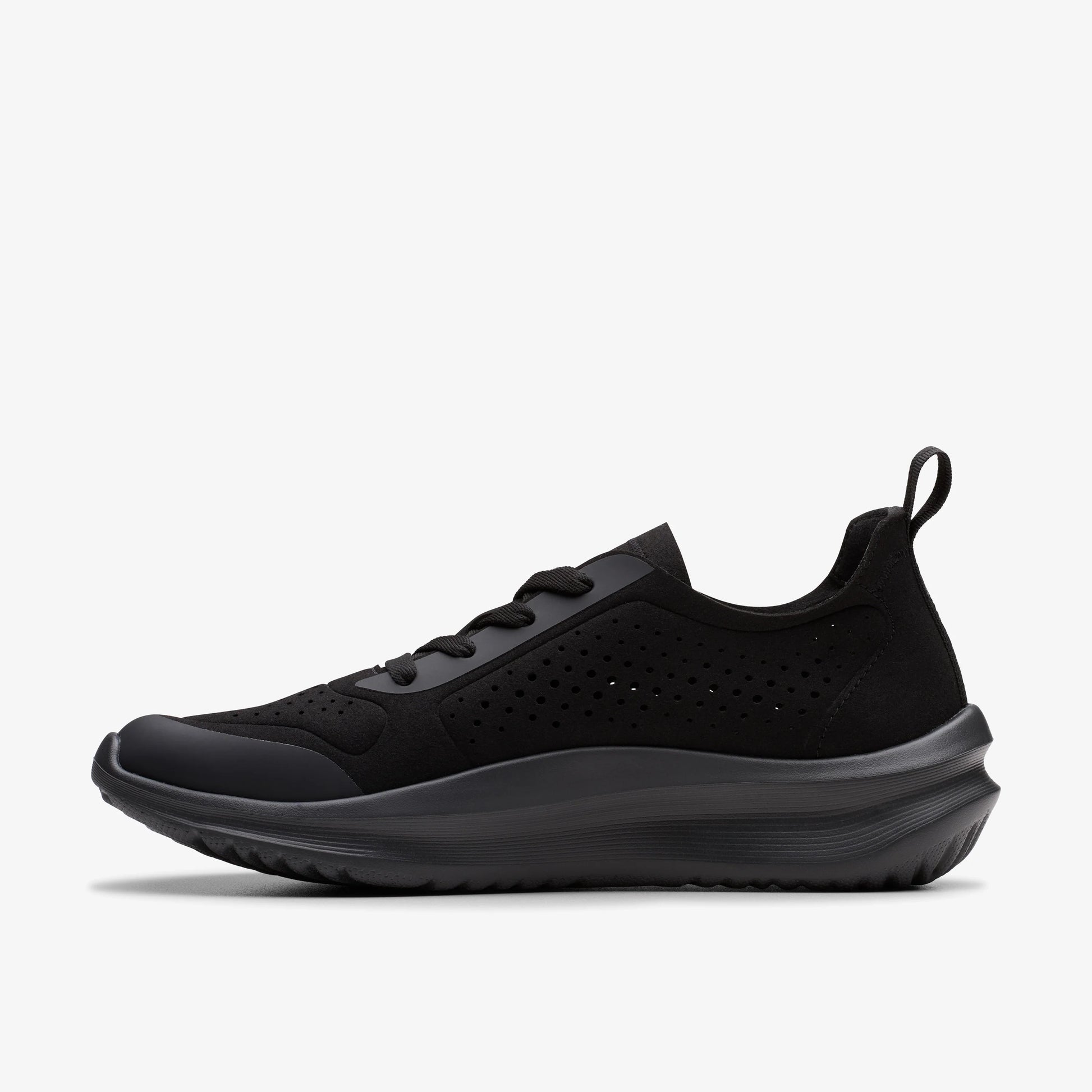 Sneakers De La Marca Clarks  Para Mujer Modelo Solevana Tie Black En Color Negro