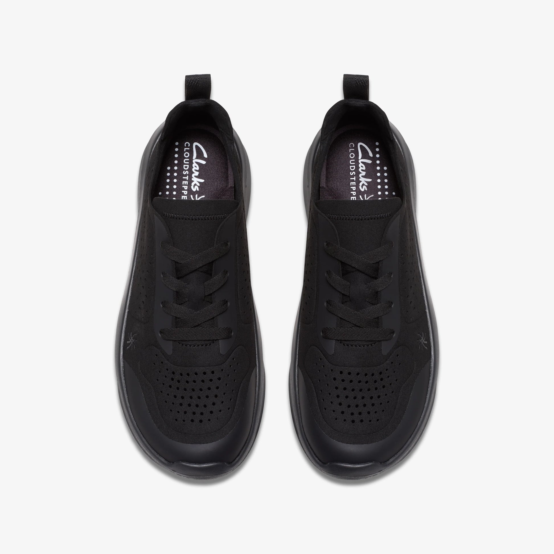 Sneakers De La Marca Clarks  Para Mujer Modelo Solevana Tie Black En Color Negro