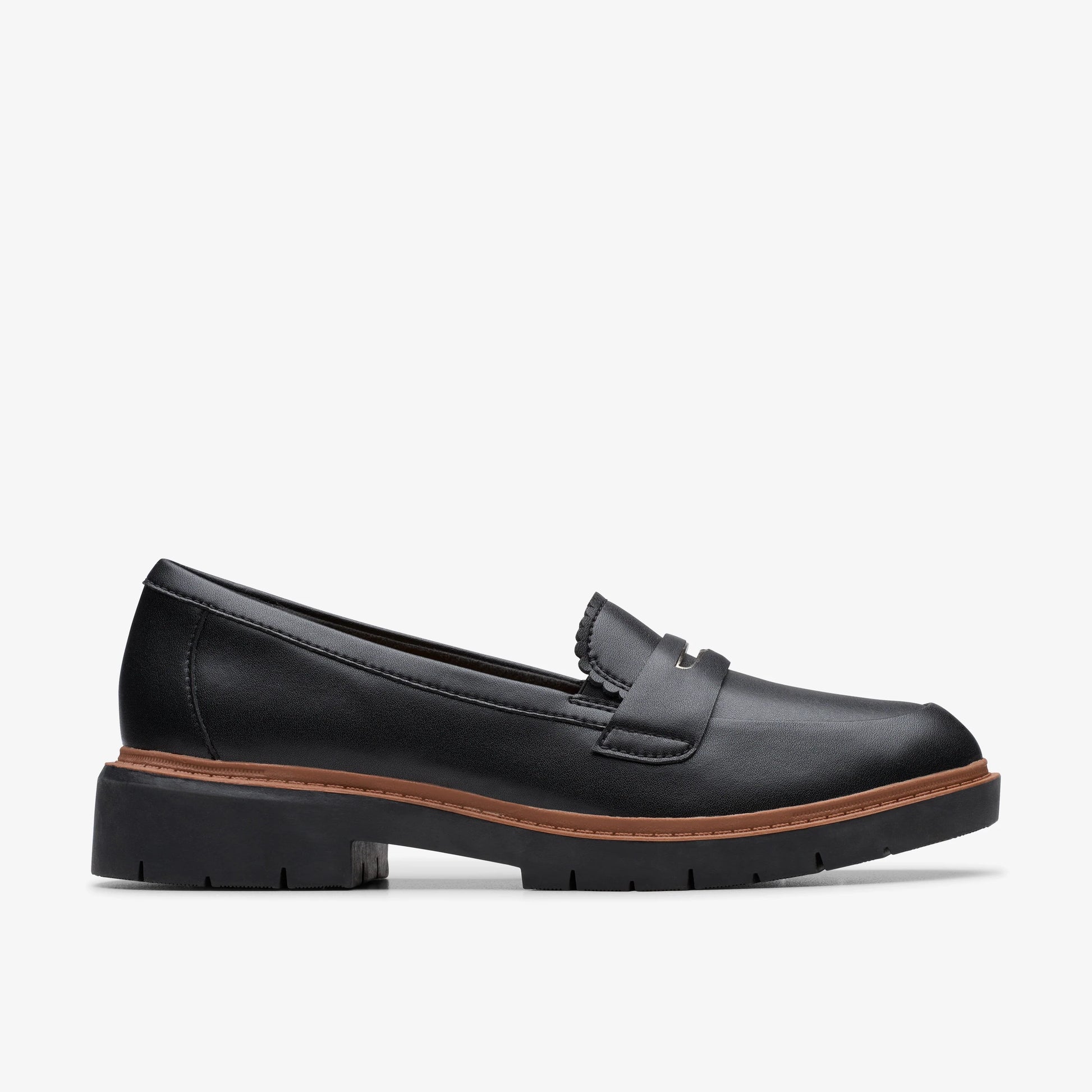 Zapatos Casual De La Marca Clarks  Para Mujer Modelo Westlynn Glow Black Leather En Color Negro