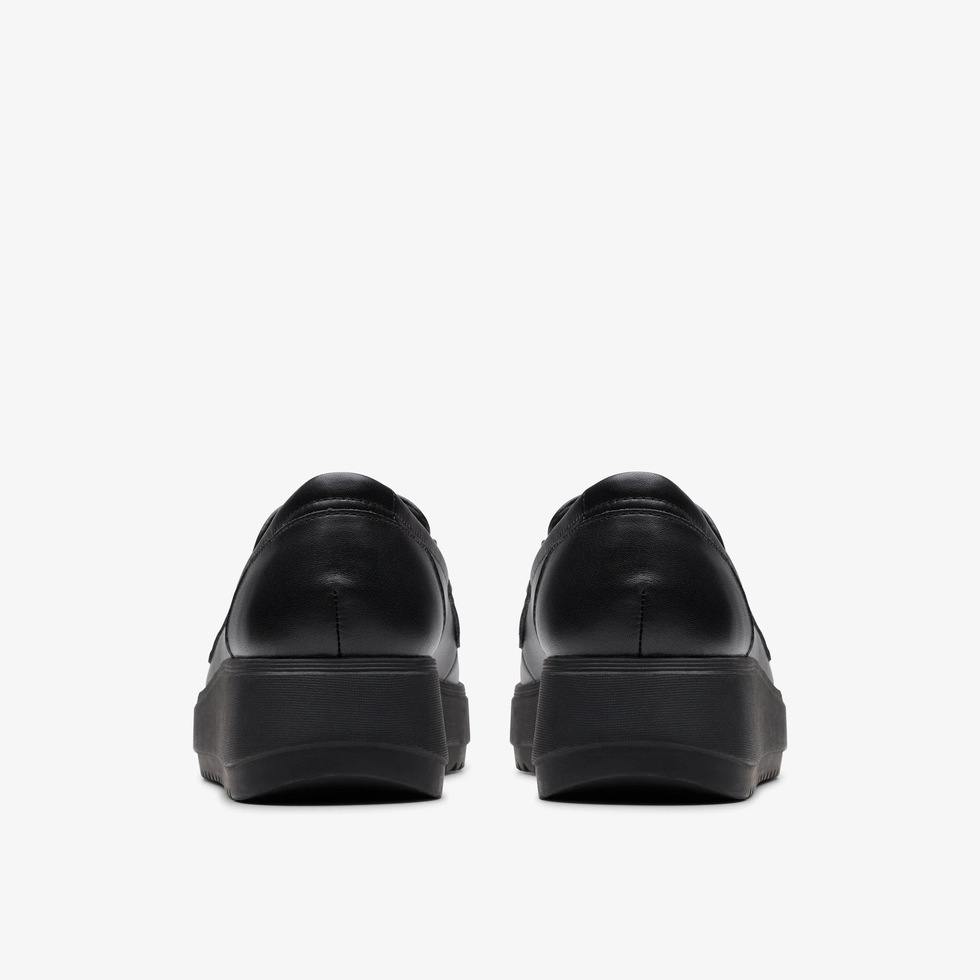 Zapatos Casual De La Marca Clarks  Para Mujer Modelo Zylah Top Black Leather En Color Negro