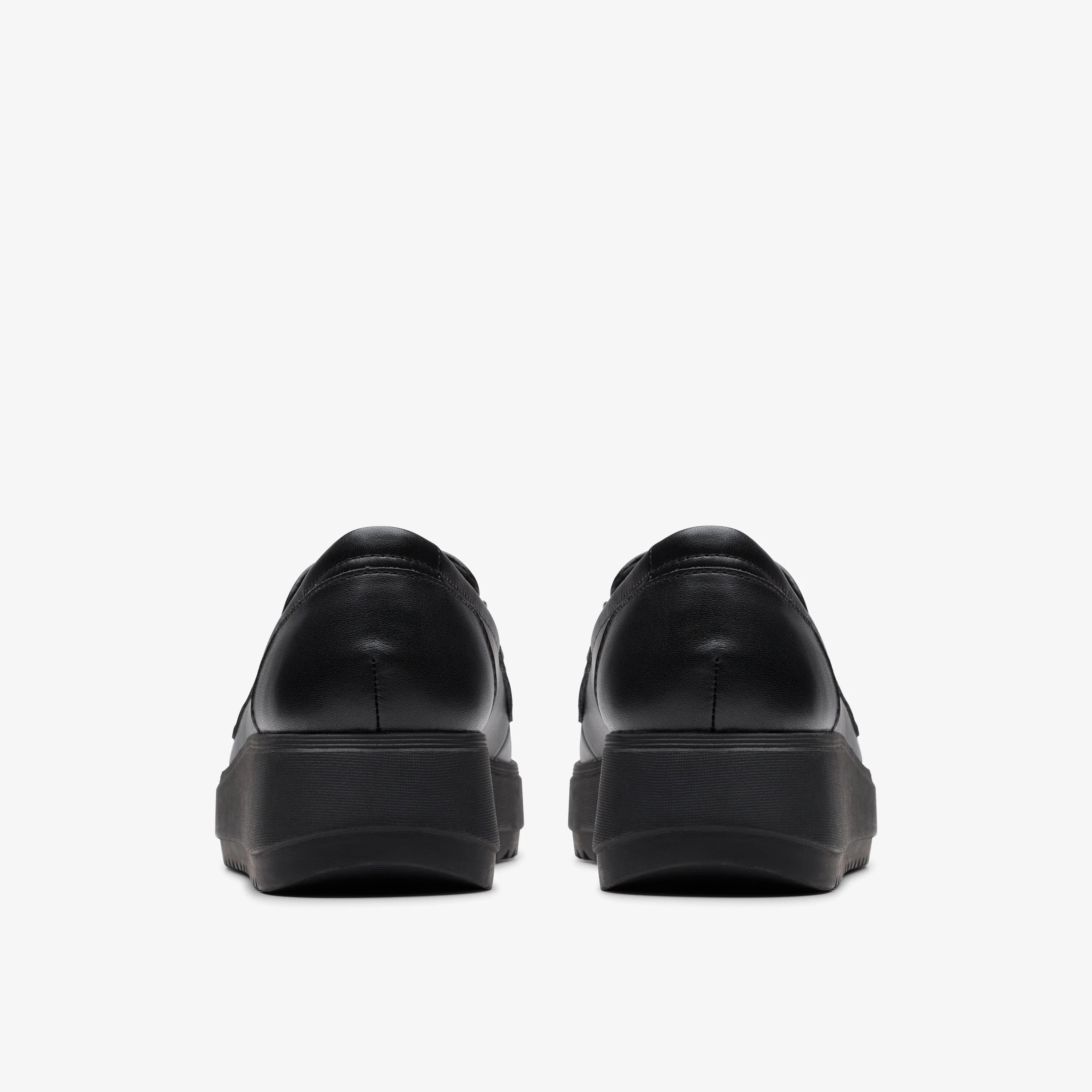 Zapatos Casual De La Marca Clarks  Para Mujer Modelo Zylah Top Black Leather En Color Negro