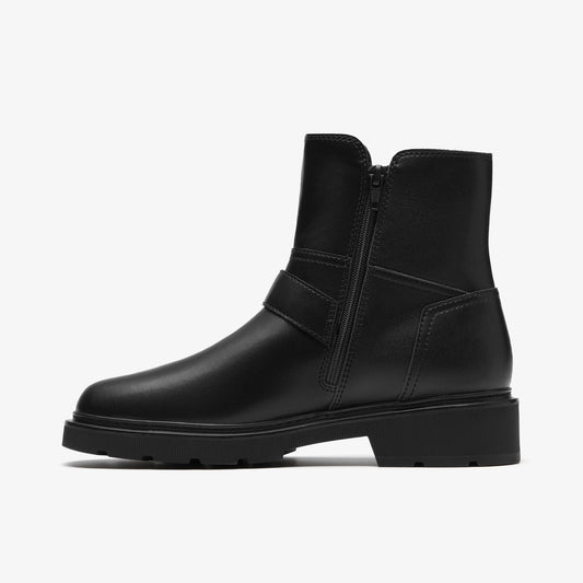 Botas De La Marca Clarks  Para Mujer Modelo Lauryl Bay Black Leather En Color Negro