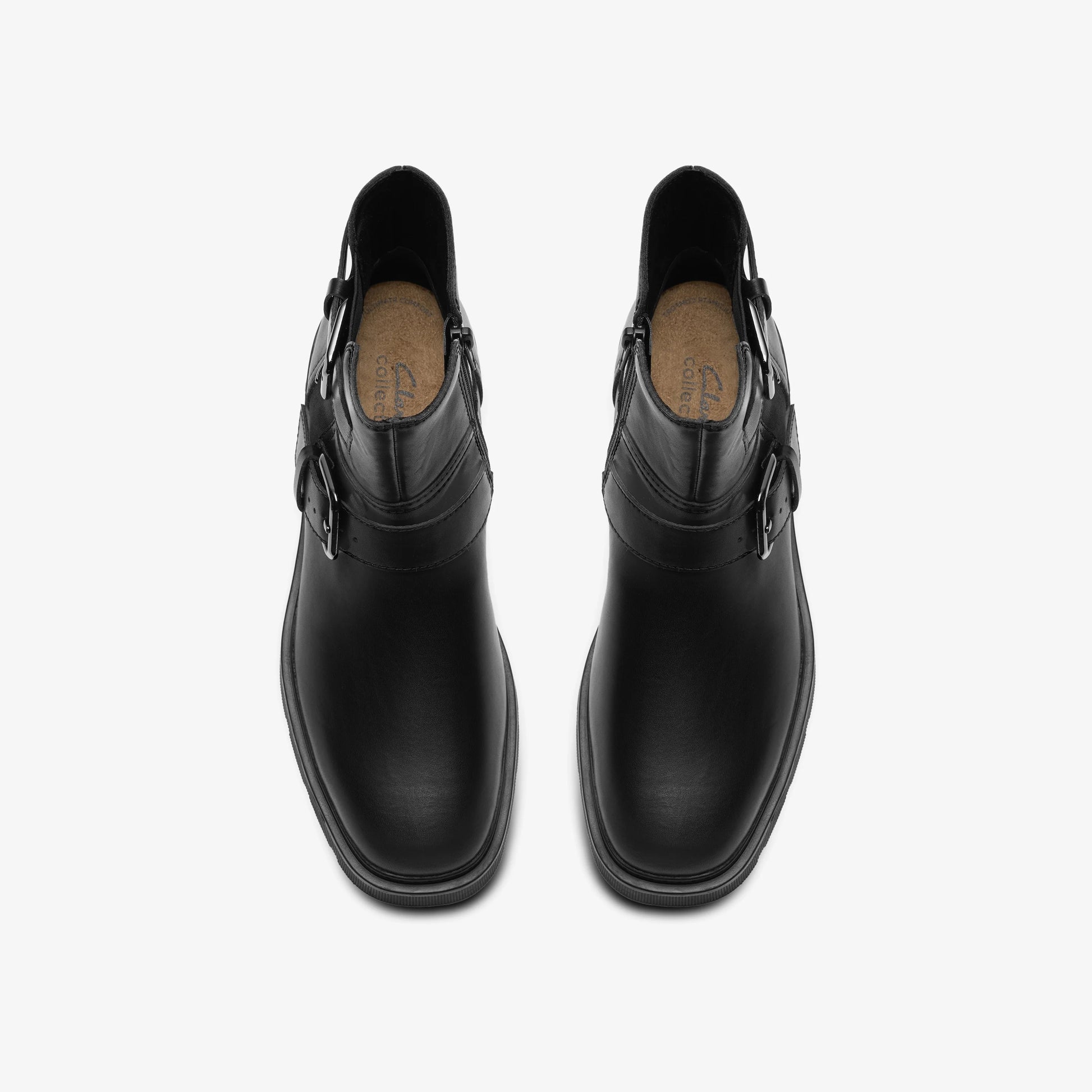 Botas De La Marca Clarks  Para Mujer Modelo Lauryl Bay Black Leather En Color Negro