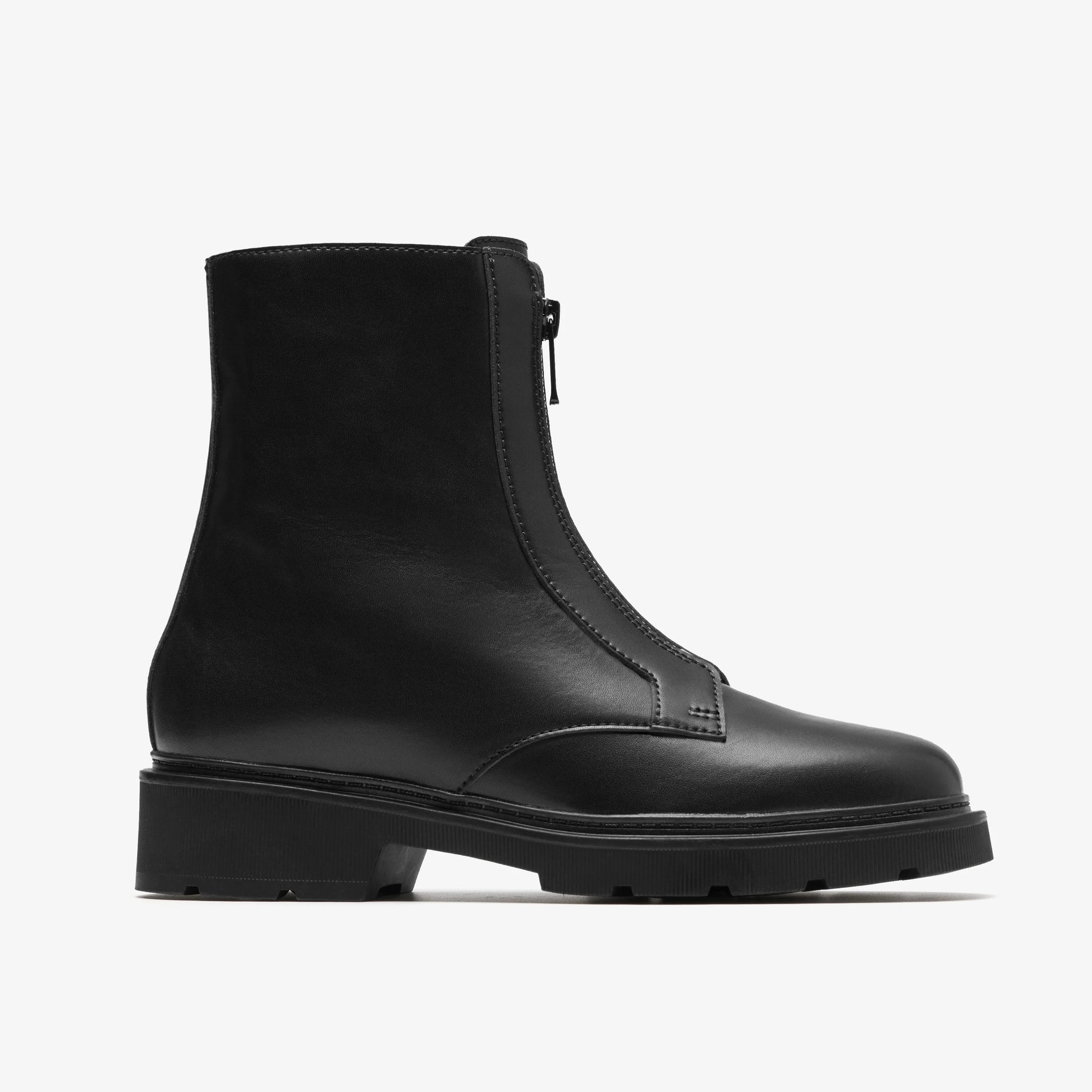 Botas De La Marca Clarks  Para Mujer Modelo Lauryl Zip Black Leather En Color Negro