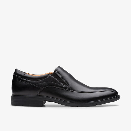 Zapatos De Vestir De La Marca Clarks  Para Hombre Modelo Eldredge Step Black Leather En Color Negro