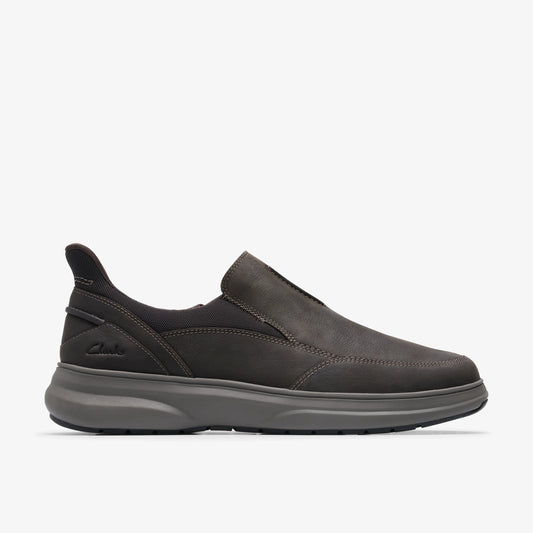 Zapatos Casual De La Marca Clarks  Para Hombre Modelo Mullan Step Dark Brown Lea En Color Marrón