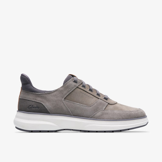 Zapatos Casual De La Marca Clarks  Para Hombre Modelo Mullan Easy Grey Combi En Color Gris