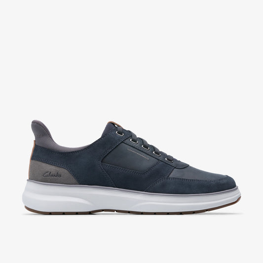 Zapatos Casual De La Marca Clarks  Para Hombre Modelo Mullan Easy Navy Combi En Color Azul