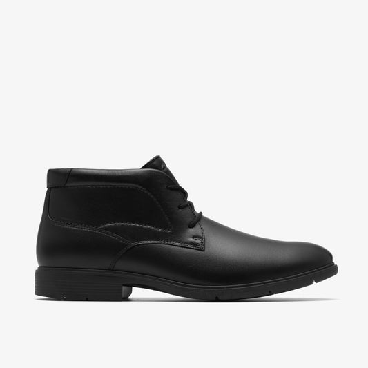Botas De La Marca Clarks  Para Hombre Modelo Eldredge Mid Black Leather En Color Negro