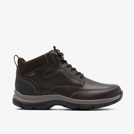 Botas De La Marca Clarks  Para Hombre Modelo Spypath Hi Gtx Dark Brown Lea En Color Marrón