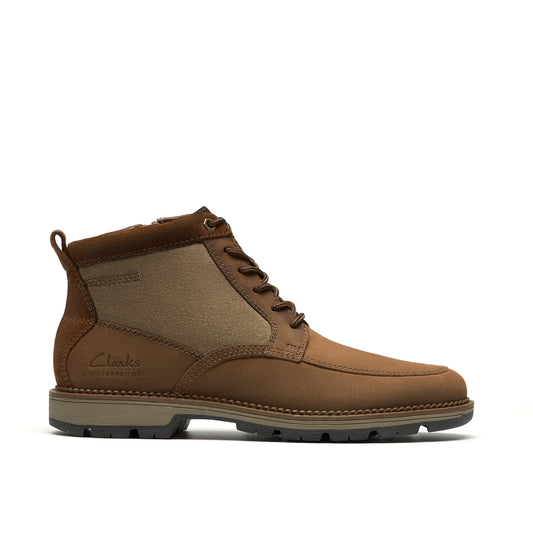Botas De La Marca Clarks  Para Hombre Modelo Maplewalk Rise Dark Tan Lea En Color Marrón