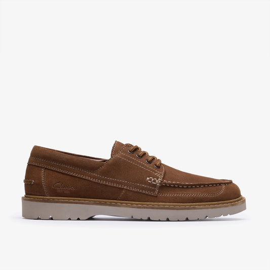Zapatos Casual De La Marca Clarks  Para Hombre Modelo Weltridge Moc Cola Suede En Color Negro