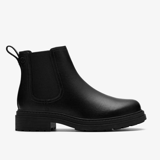 Botas De La Marca Clarks  Para Mujer Modelo Orinoco3 Lane Black Leather En Color Negro