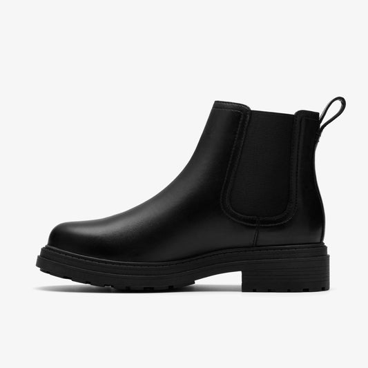 Botas De La Marca Clarks  Para Mujer Modelo Orinoco3 Lane Black Leather En Color Negro