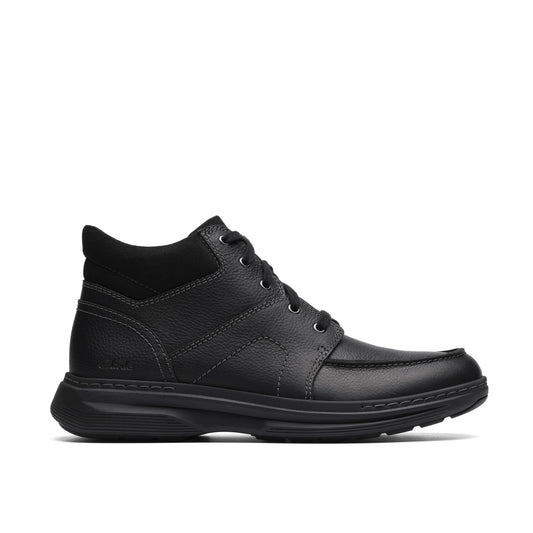 Botas De La Marca Clarks  Para Hombre Modelo Craftwell Mid Black Tumbled En Color Negro
