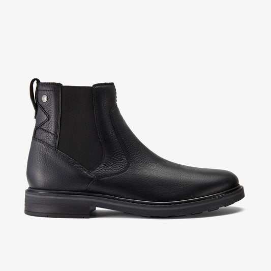 Botas De La Marca Clarks  Para Hombre Modelo Newford Easywp Black Wlined Lea En Color Negro
