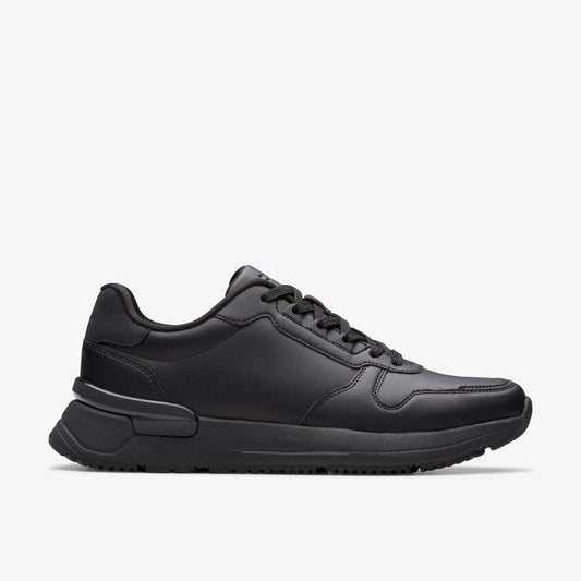 Sneakers De La Marca Clarks  Para Hombre Modelo Elwick Lace Black En Color Negro