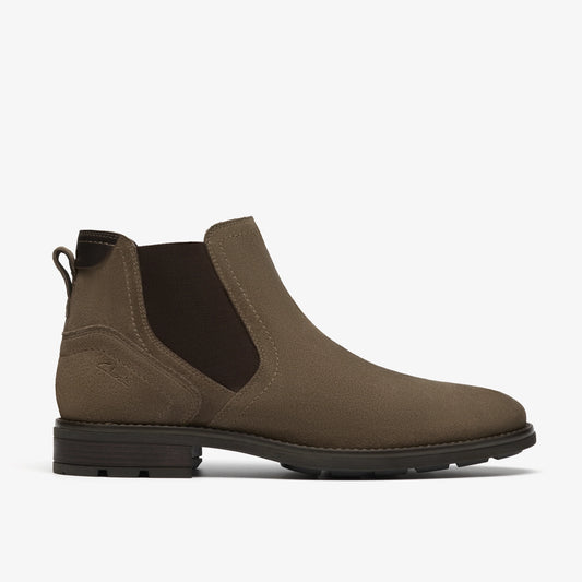 Botas De La Marca Clarks  Para Hombre Modelo Emmet Easy Stone Suede En Color Gris