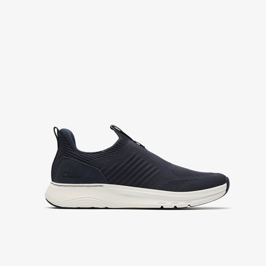 Zapatos Casual De La Marca Clarks  Para Hombre Modelo Motion Trek In Navy Knit En Color Azul