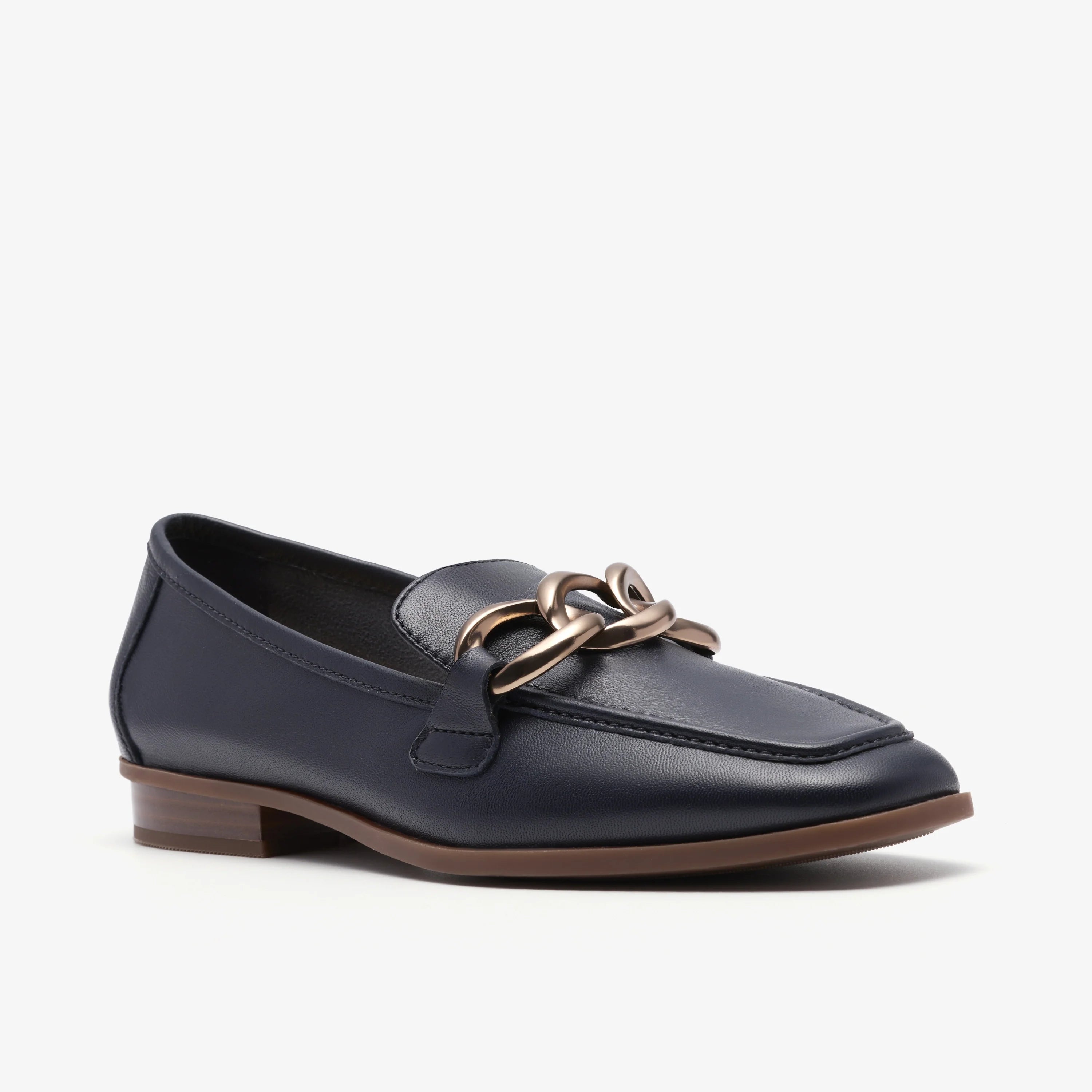 Zapatos De Vestir De La Marca Clarks  Para Mujer Modelo Sarafyna Iris Navy Leather En Color Azul
