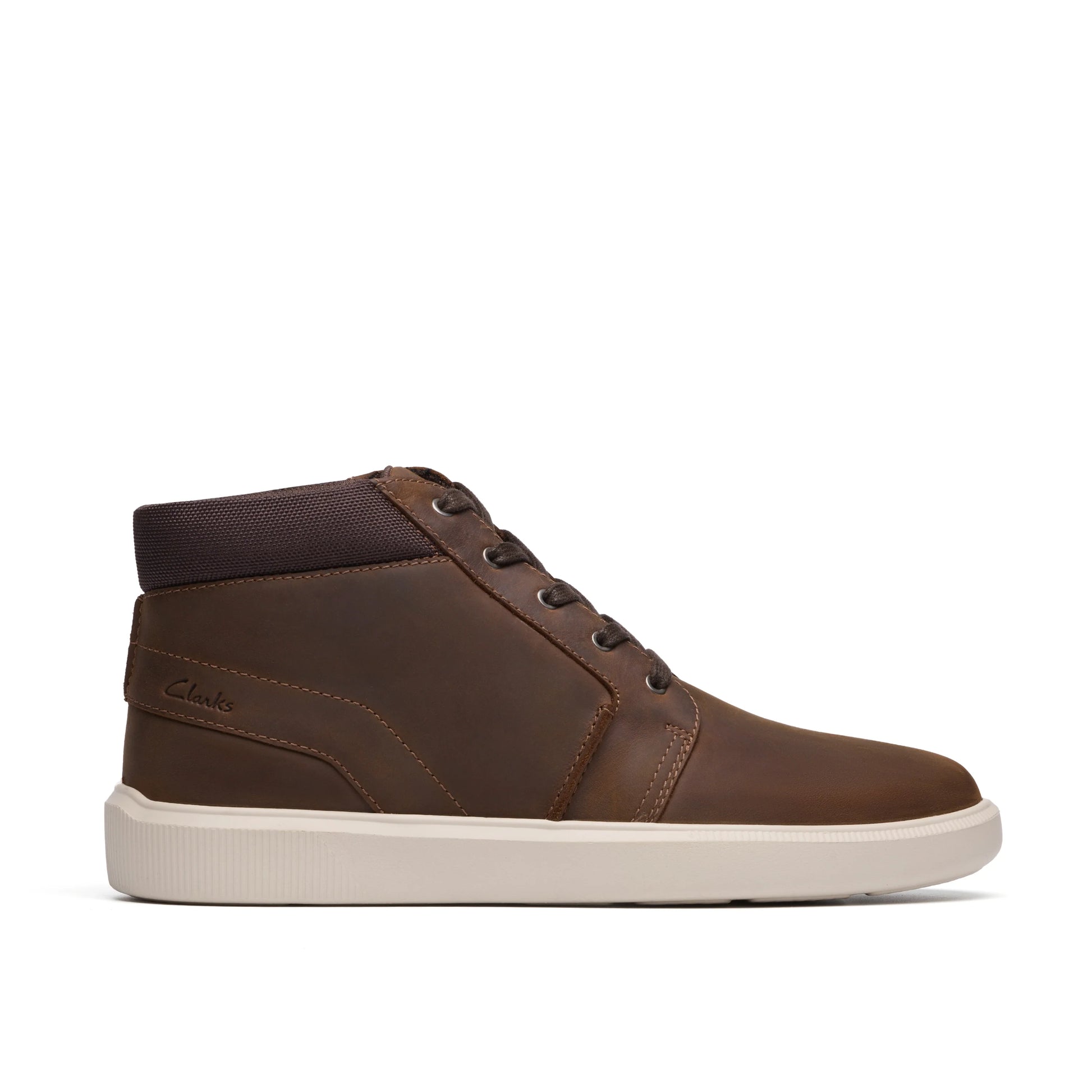 Botas De La Marca Clarks  Para Hombre Modelo Brodin Mid Beeswax En Color Marrón