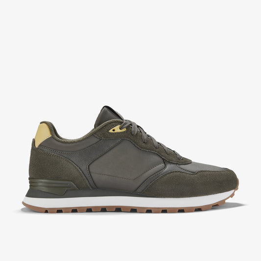 Sneakers De La Marca Clarks  Para Hombre Modelo Molland Go Olive Combi En Color Verde