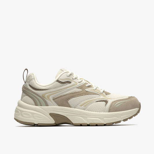 Sneakers De La Marca Clarks  Para Mujer Modelo Axcel Walk Beige Combi En Color Beige