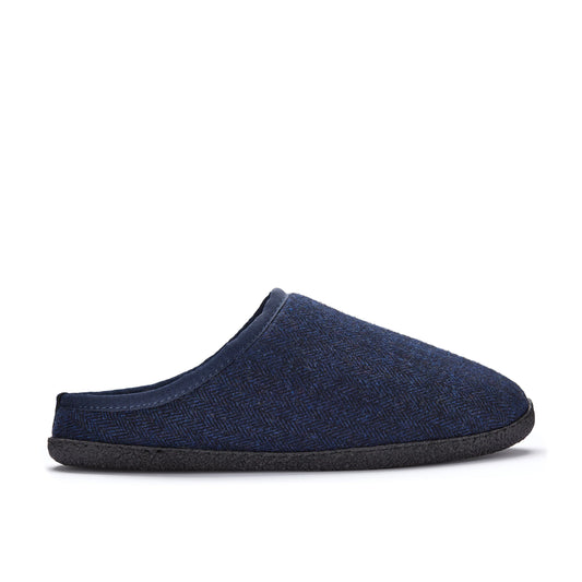 Zapatillas Del Hogar De La Marca Clarks  Para Hombre Modelo Chilcomb Navy Abstract En Color Azul