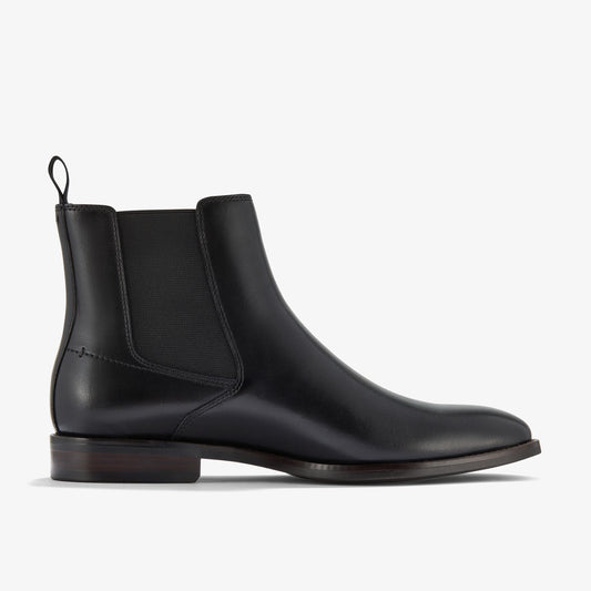 Botas De La Marca Clarks  Para Hombre Modelo Banstead Hi Black Leather En Color Negro
