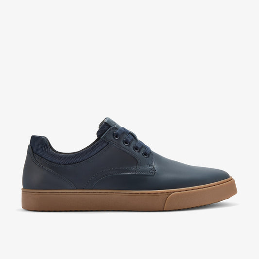 Zapatos Casual De La Marca Clarks  Para Hombre Modelo Lockton Tie Navy Oily Lea En Color Azul