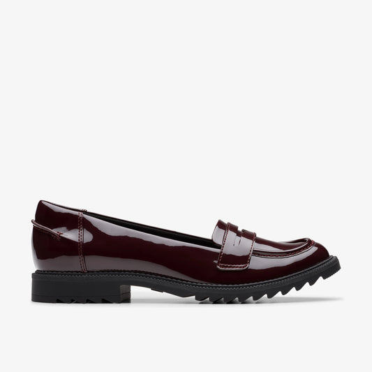 Zapatos Casual De La Marca Clarks  Para Mujer Modelo Griffin Milly Burgundy En Color Rojo