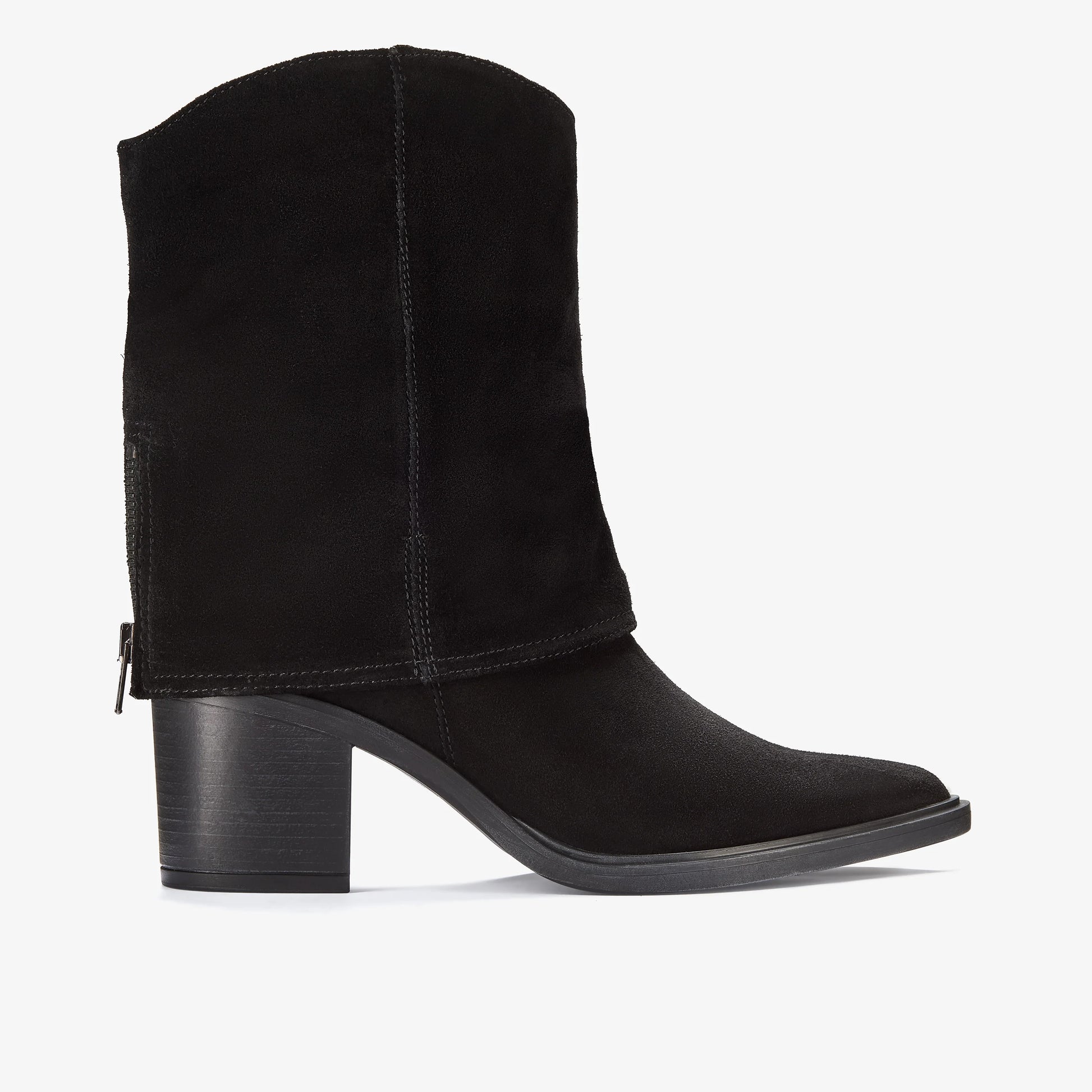 Botas De La Marca Clarks  Para Mujer Modelo Jesse Mid Black Sde En Color Negro