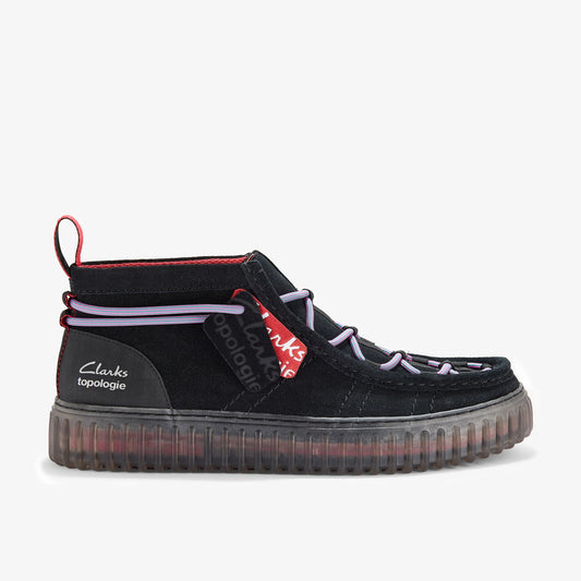 Botas De La Marca Clarks  Para Hombre Modelo Torhill Top Black Interest En Color Negro