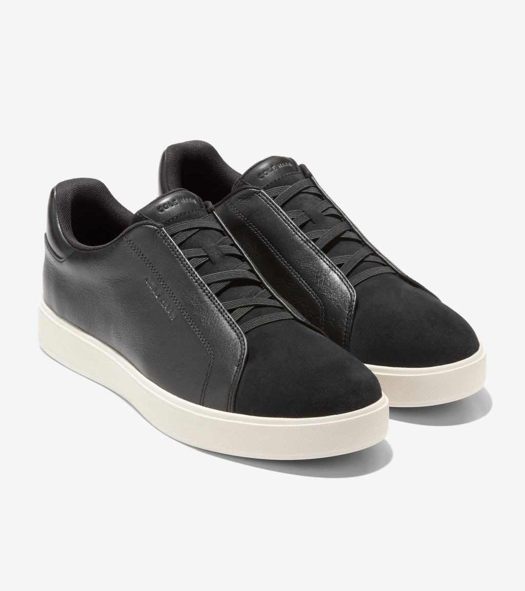 COLE HAAN Grandpro LUXE Slip-on Sneakers Black: أسود سنيكرز للرجال